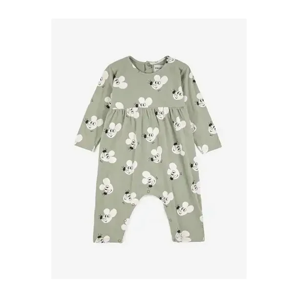Bobo Choses Baby Mouse All Over Overall Light Green